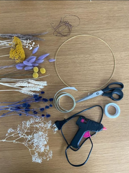 Kit DIY Couronne - Ma Boite à Fleurs