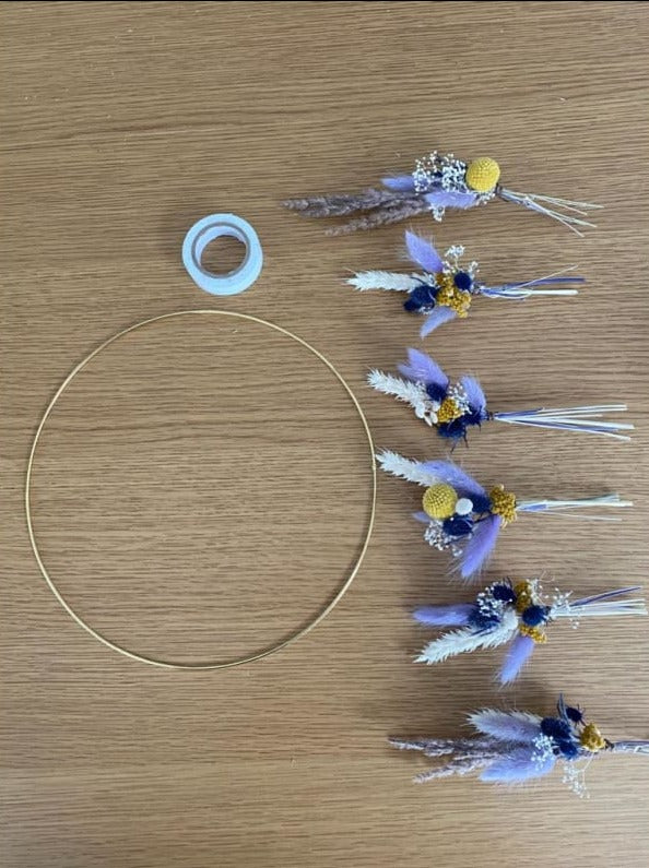 Kit DIY Couronne - Ma Boite à Fleurs