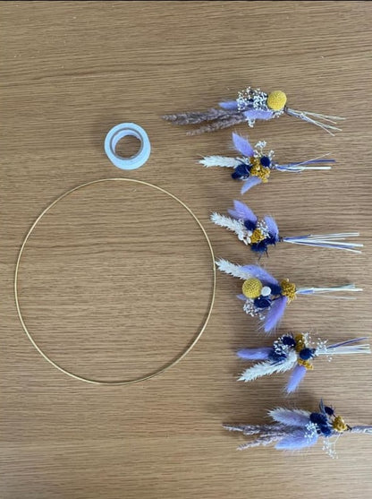 Kit DIY Couronne - Ma Boite à Fleurs